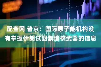 配查网 普京：国际原子能机构没有掌握伊朗试图制造核武器的信息
