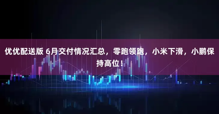 优优配送版 6月交付情况汇总，零跑领跑，小米下滑，小鹏保持高位！